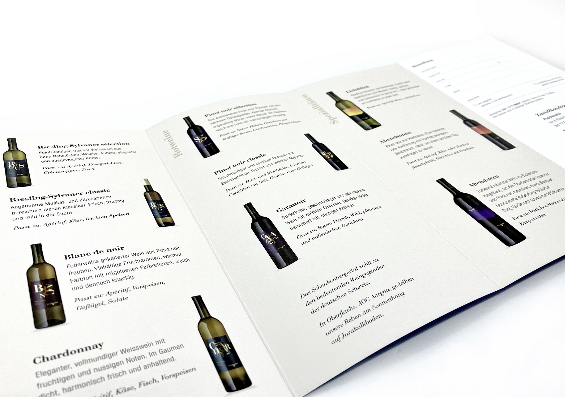 Weinbau Käser, Oberflachs – Konzeption, Gestaltung und Realisation Corporate Design